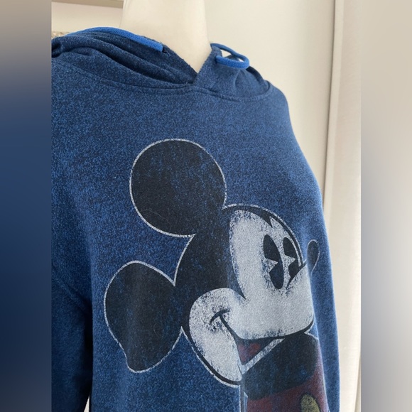Mickey Mouse DisneyParks authentic blue hoodie size large - Picture 2 of 9